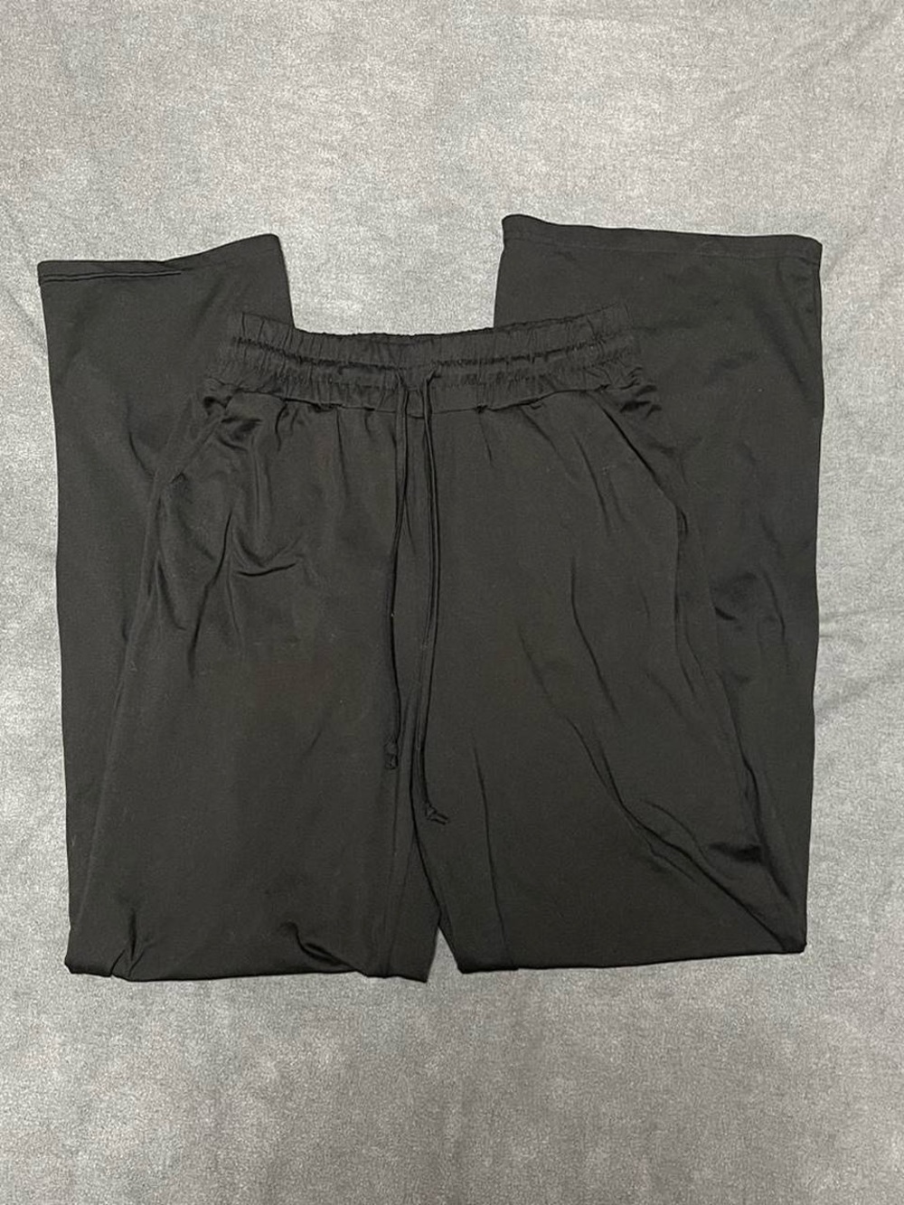 Amazon ews flare black wide leg pants